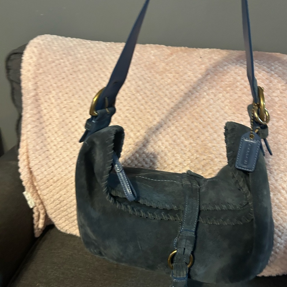 Coach 4277 blue hobo bag - Picture 3 of 9